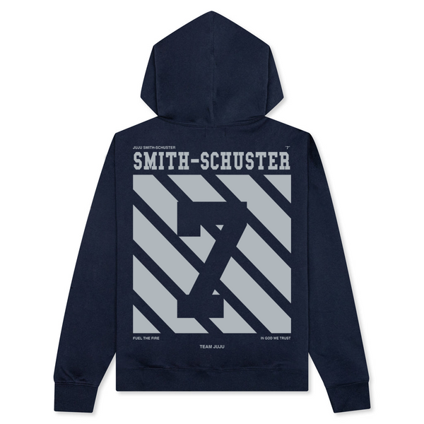 YOUTH JERSEY HOODIE - NAVY