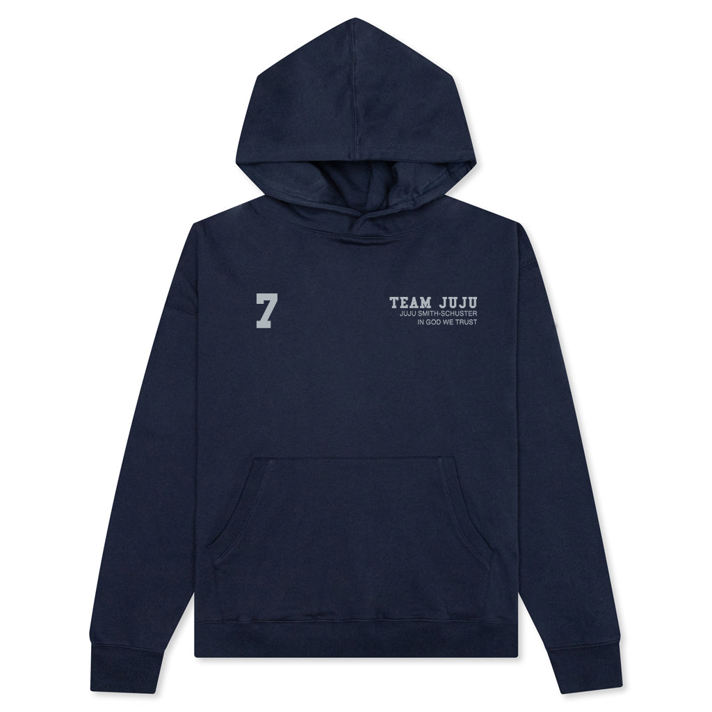 YOUTH JERSEY HOODIE NAVY