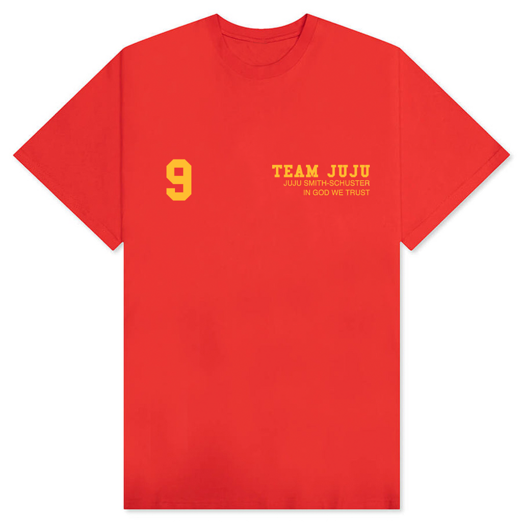 TeamJuJu Youth Jersey Hoodie - Red Large