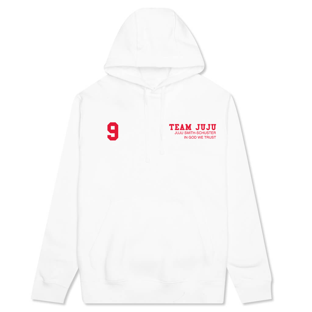 JERSEY HOODIE - RED – Team JuJu