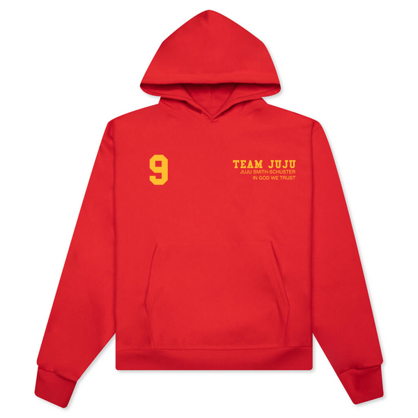 YOUTH JERSEY HOODIE - RED